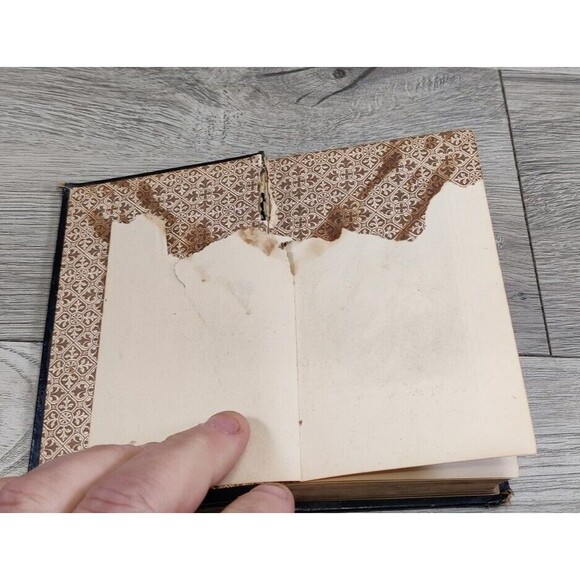 Antique Tresor Du Chretien By Rev. J R Magnan, Very Rare, 1885, Small Deluxe Ed - Picture 5 of 16